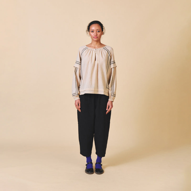 Sideline - Elodie shirt - Ecru | Scout & Co