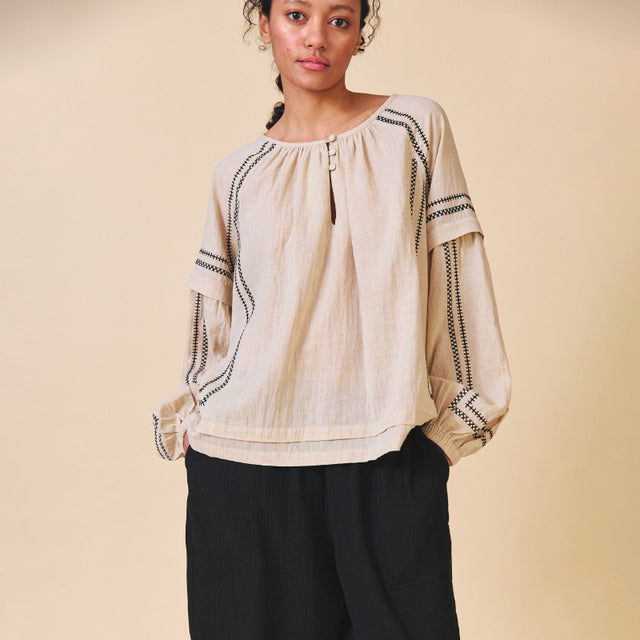 Sideline - Elodie shirt - Ecru | Scout & Co