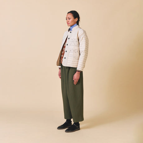 Sideline - Matilda quilted jacket - Oat | Scout & Co