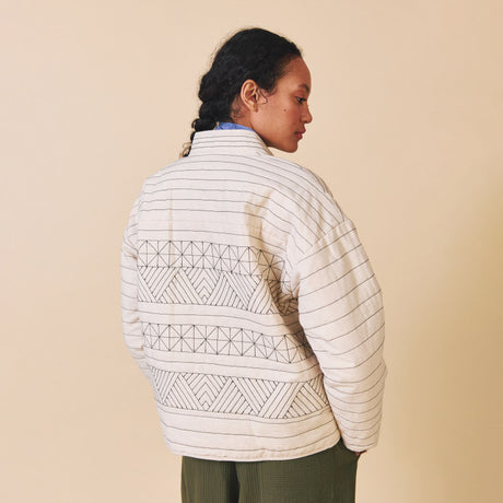 Sideline - Matilda quilted jacket - Oat | Scout & Co