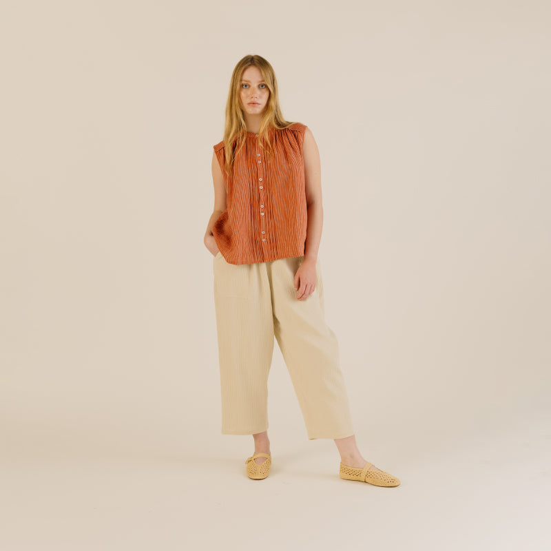 Sideline - Deli shirt shirt - Brick | Scout & Co