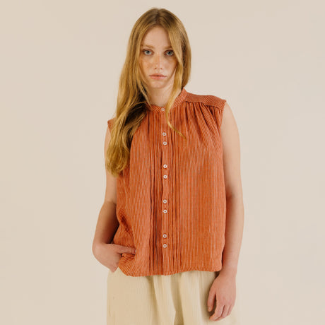 Sideline - Deli shirt shirt - Brick | Scout & Co