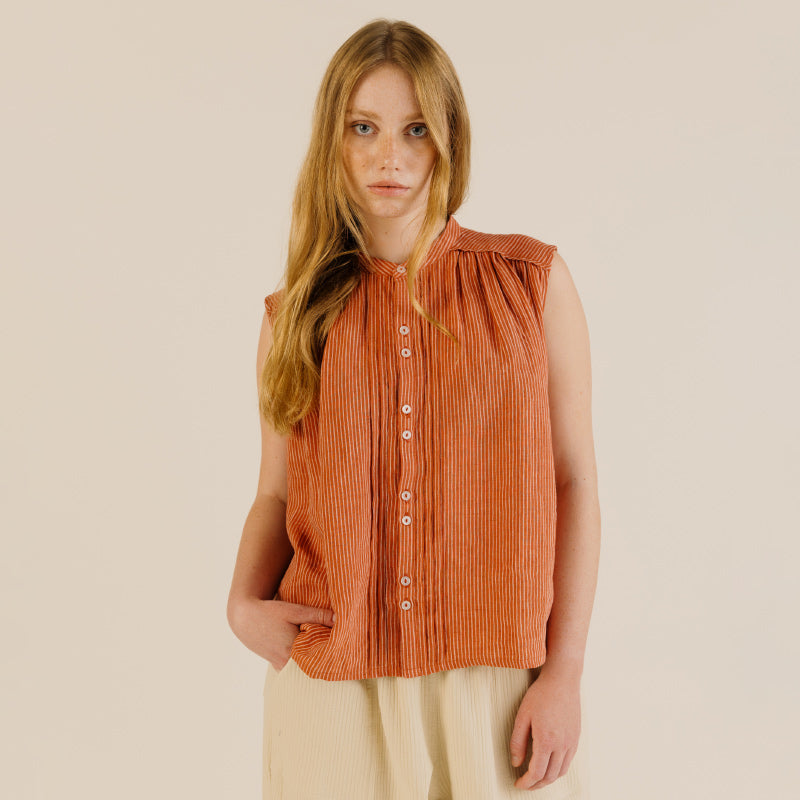 Sideline - Deli shirt shirt - Brick | Scout & Co