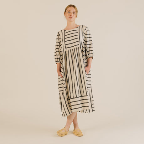 Sideline - Betsy dress - white stripe | Scout & Co