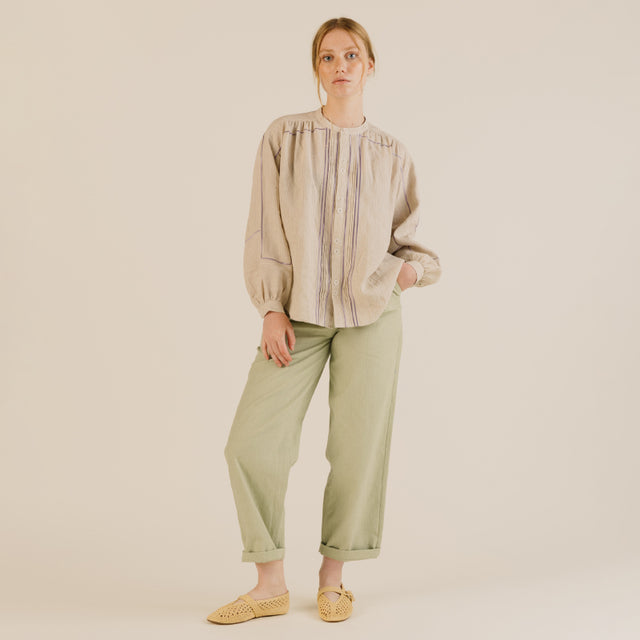 Sideline - Willow shirt - Oat | Scout & Co