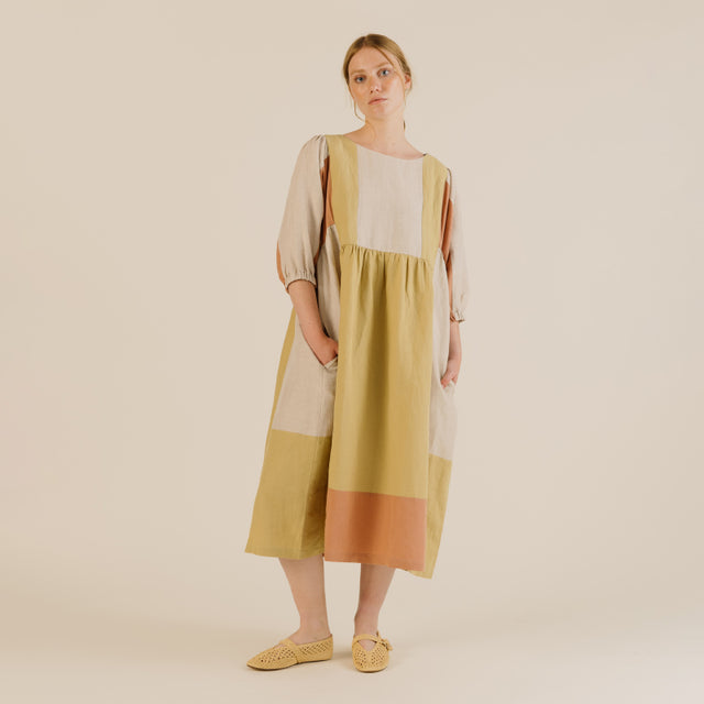 Sideline - Winnie dress - light patchwork | Scout & Co