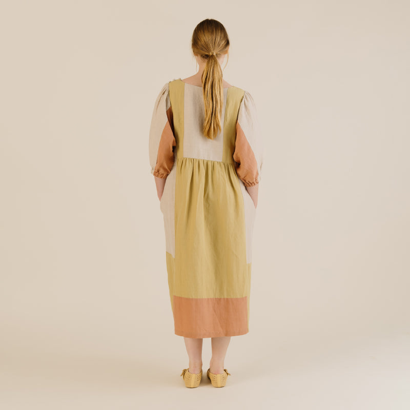 Sideline - Winnie dress - light patchwork | Scout & Co