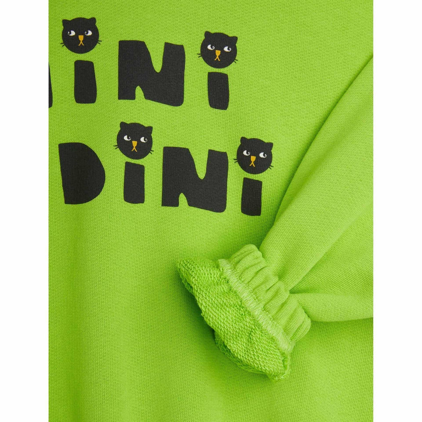 Mini Rodini - Cats sweatshirt - green | Scout & Co