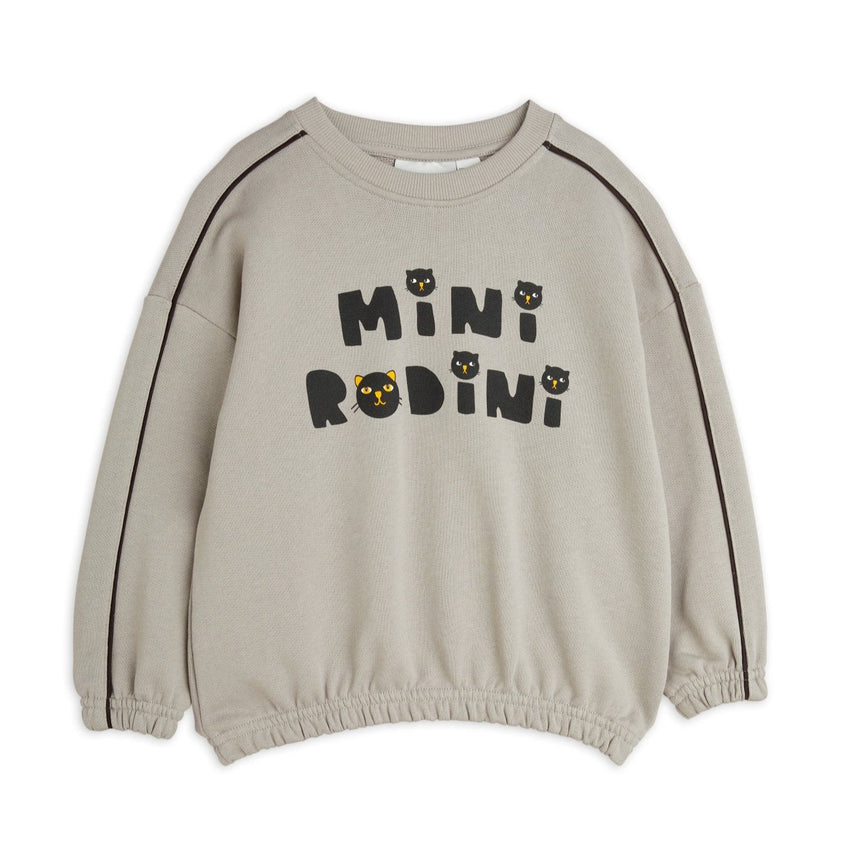 Mini Rodini - Cats sweatshirt - grey | Scout & Co