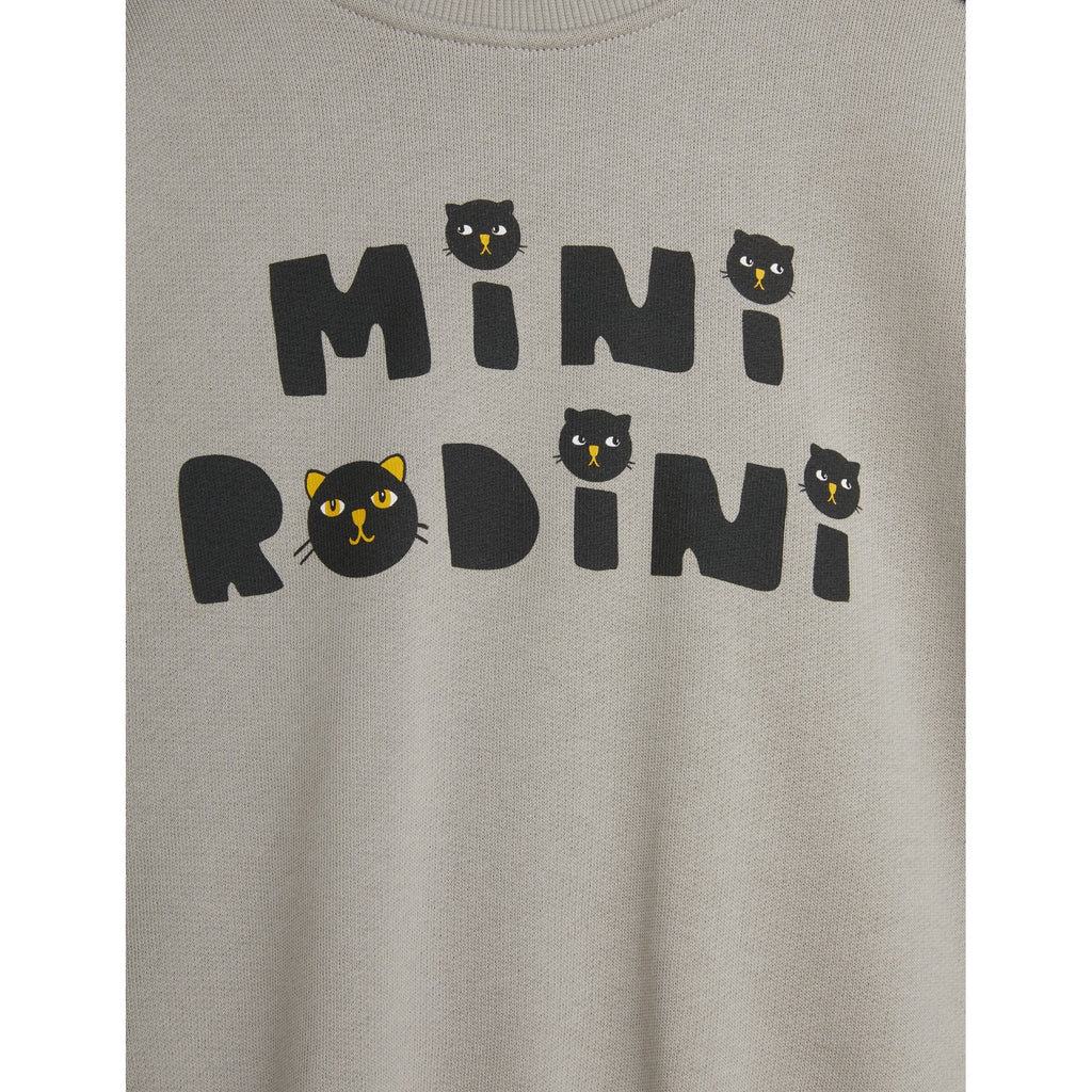 Mini Rodini - Cats sweatshirt - grey | Scout & Co