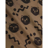 Mini Rodini - Squiggly cats trousers - brown | Scout & Co