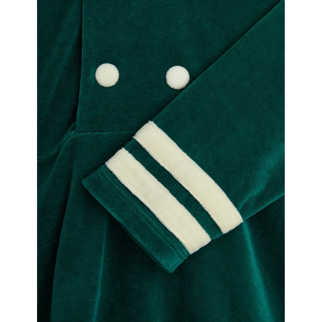 Mini Rodini - Sailor velour dress - green | Scout & Co