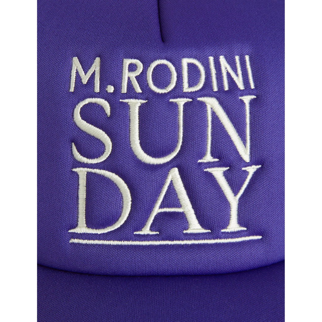 Mini Rodini - Sunday embroidered trucker cap | Scout & Co