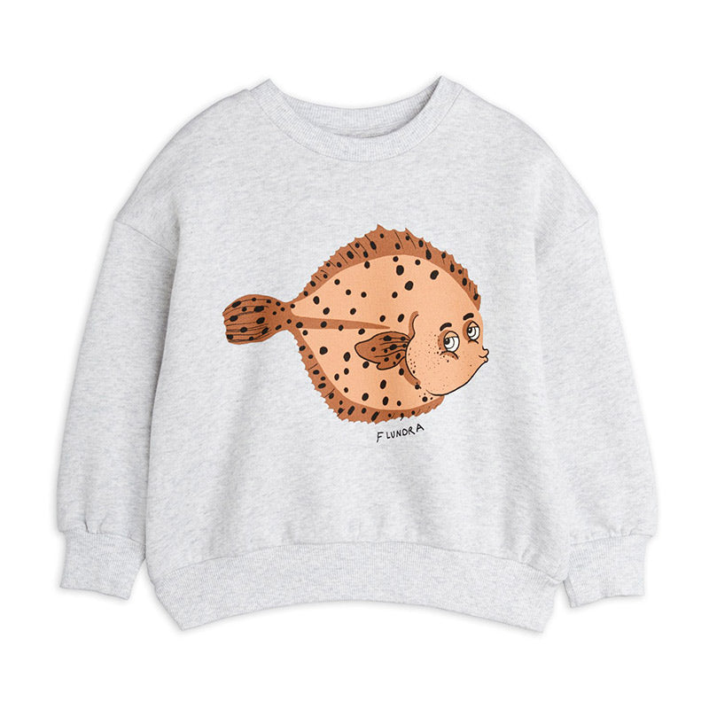 Mini Rodini - Flundra sweatshirt - grey | Scout & Co