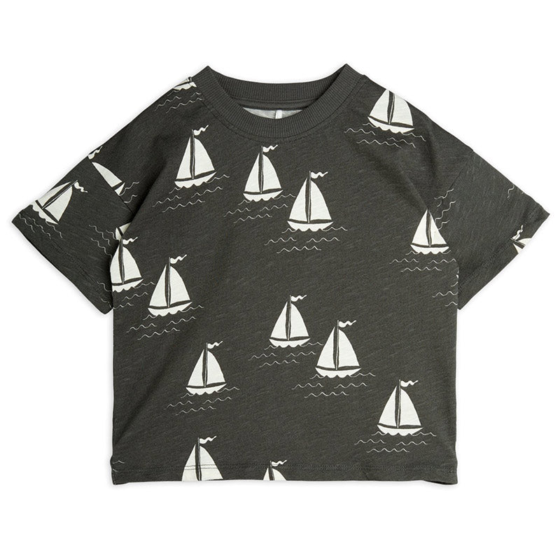 Mini Rodini - Sailing Boats T-shirt - grey | Scout & Co