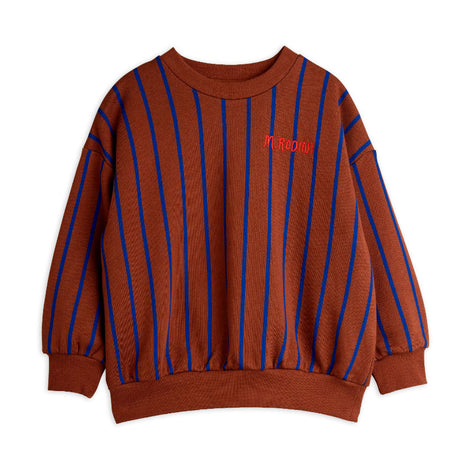Mini Rodini - Vertical Stripe sweatshirt - brown | Scout & Co