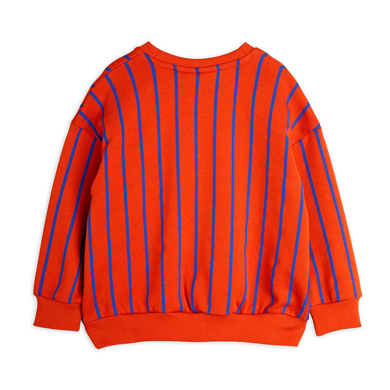 Mini Rodini - Vertical stripe sweatshirt - red | Scout & Co