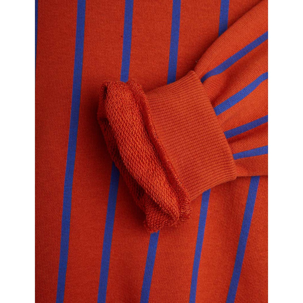 Mini Rodini - Vertical stripe sweatshirt - red | Scout & Co