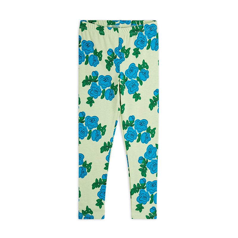 Mini Rodini - Blue Roses leggings | Scout & Co