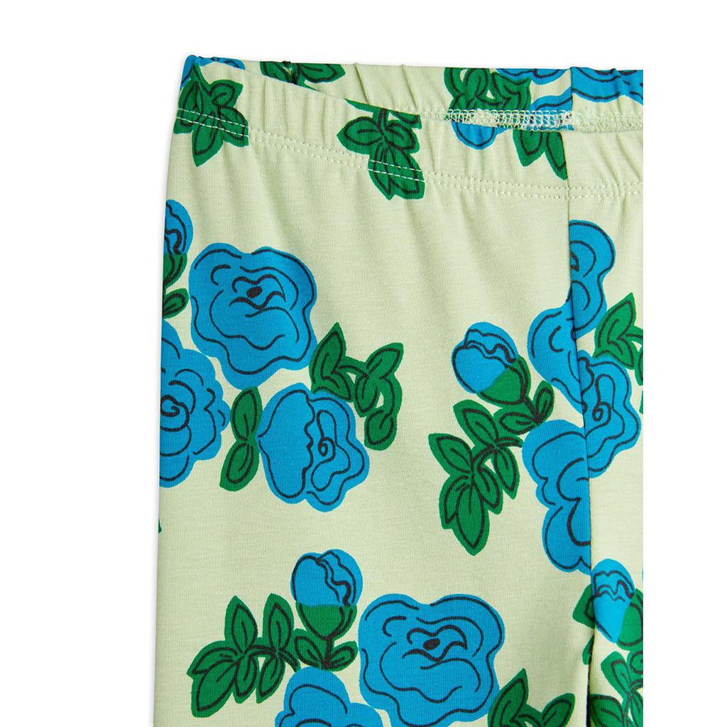 Mini Rodini - Blue Roses leggings | Scout & Co