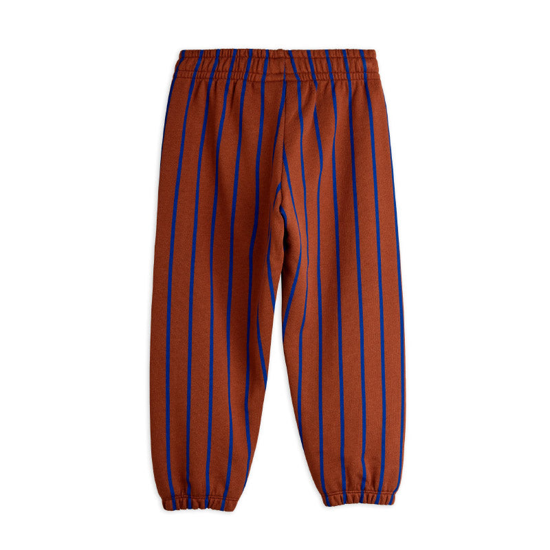 Mini Rodini - Vertical Stripe sweatpants - brown | Scout & Co
