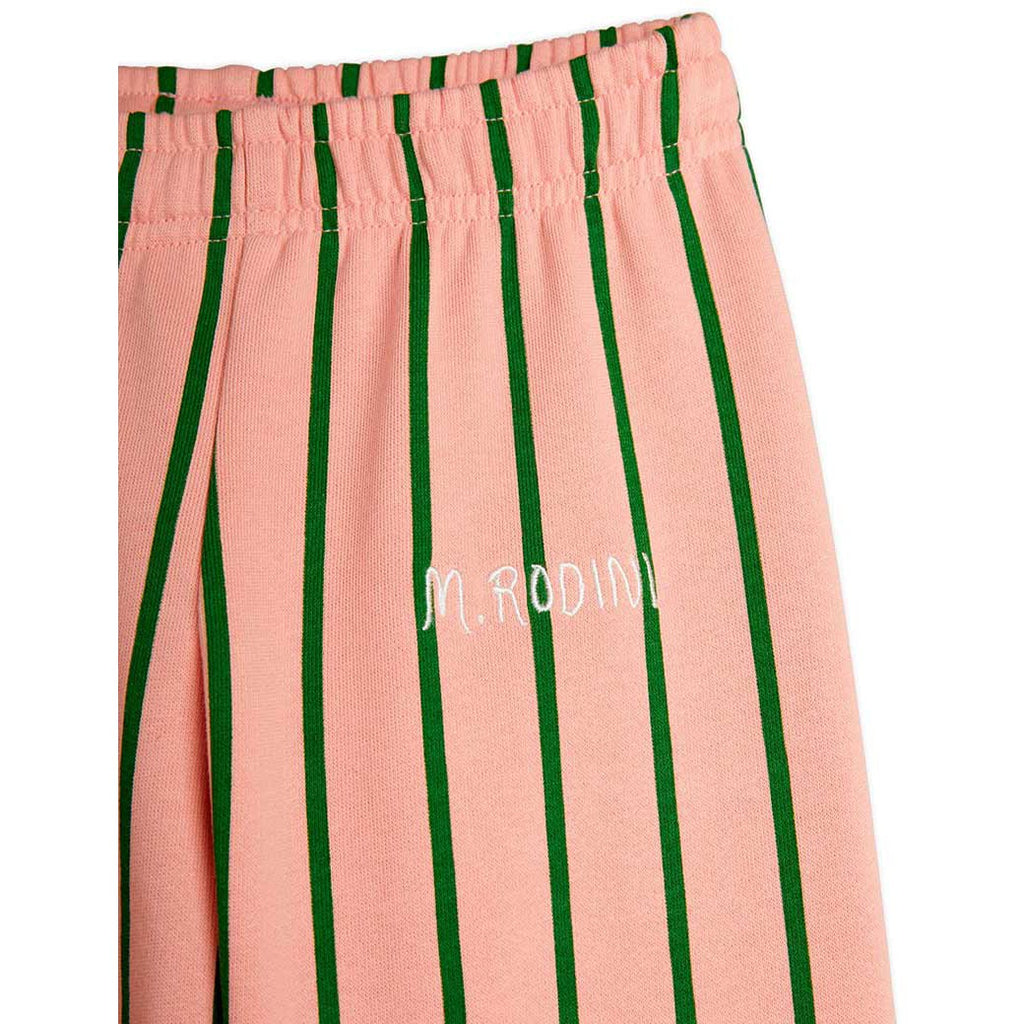 Mini Rodini - Vertical stripe sweatpants - pink | Scout & Co