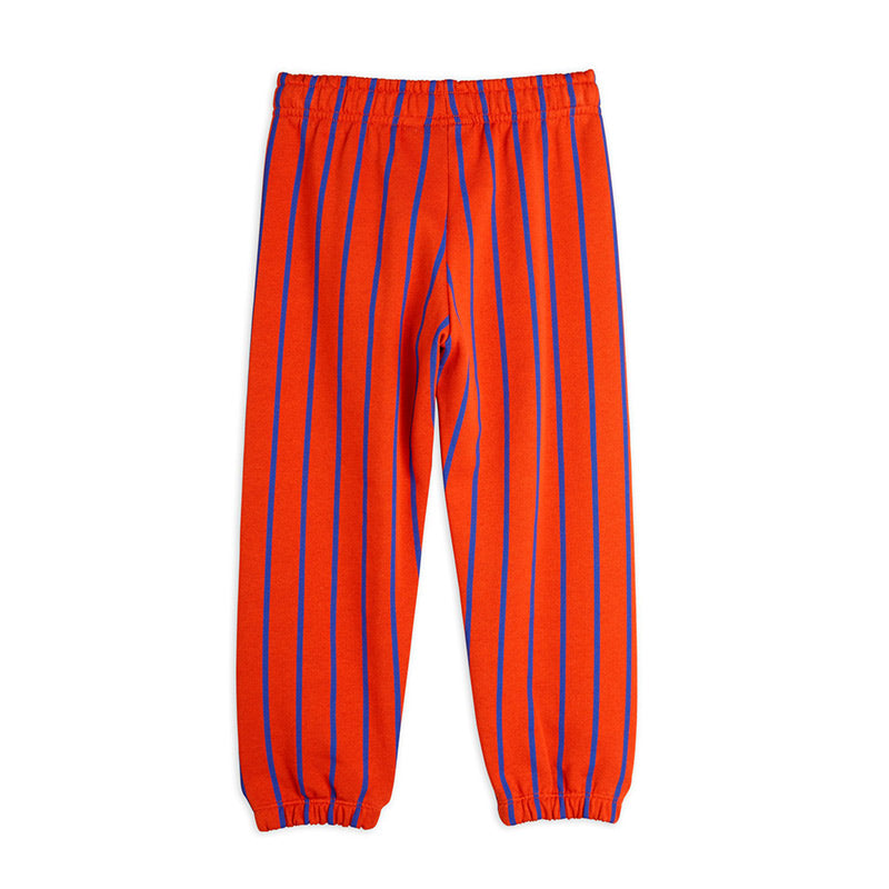 Mini Rodini - Vertical stripe sweatpants - red | Scout & Co