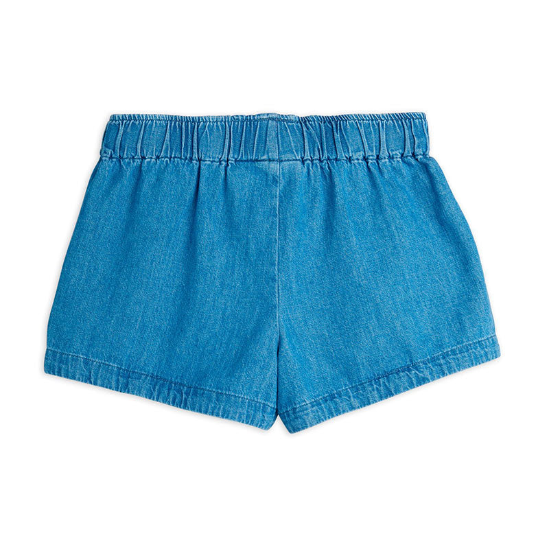 Mini Rodini - Note embroidered denim shorts | Scout & Co