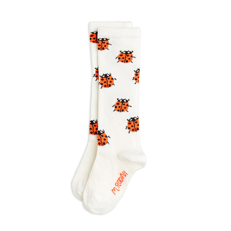 Mini Rodini - Ladybugs knee-high socks | Scout & Co