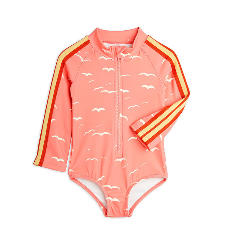 Mini Rodini - Seagull long-sleeved swimsuit | Scout & Co