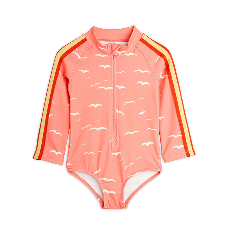 Mini Rodini - Seagull long-sleeved swimsuit | Scout & Co