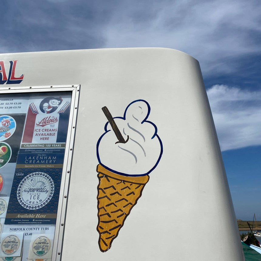 Petra Boase - Embroidered Fabric Bookmark - Ice Cream | Scout & Co