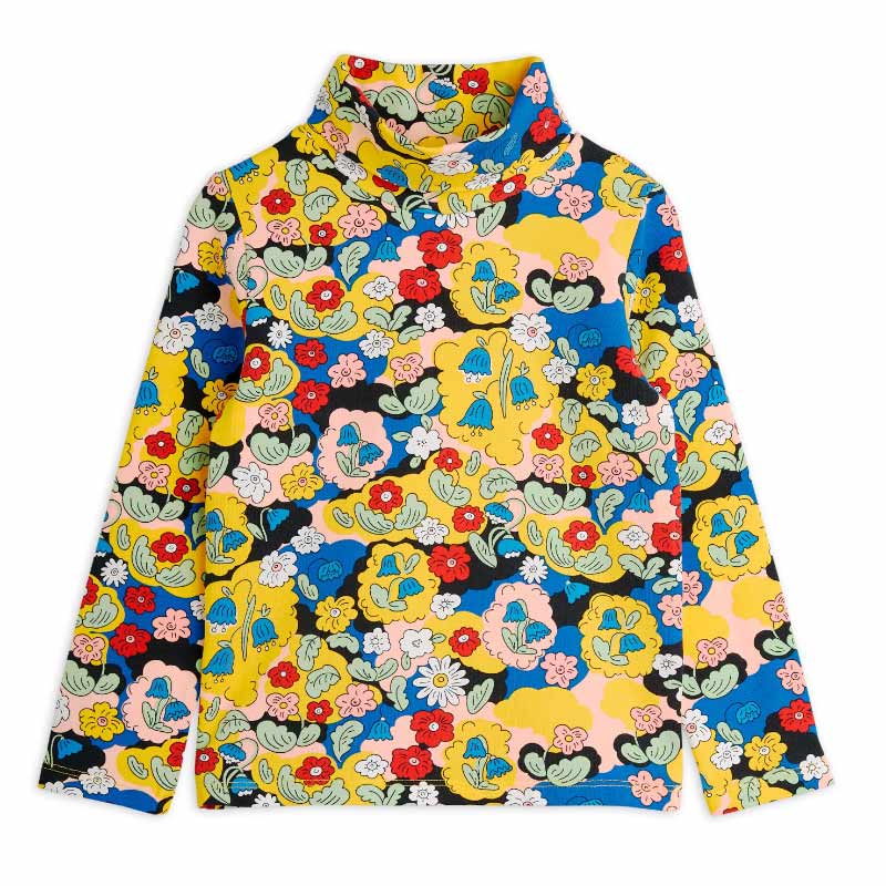 Mini Rodini - Flowers turtleneck top | Scout & Co