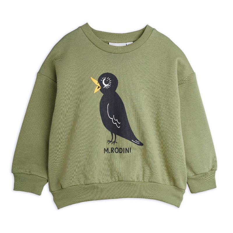 Mini Rodini - Blackbird sweatshirt - green | Scout & Co