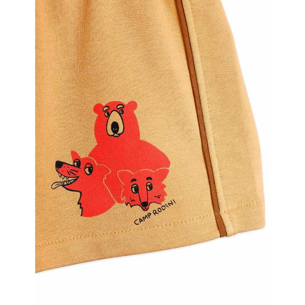 Mini Rodini - Camp Rodini sweat shorts - beige | Scout & Co