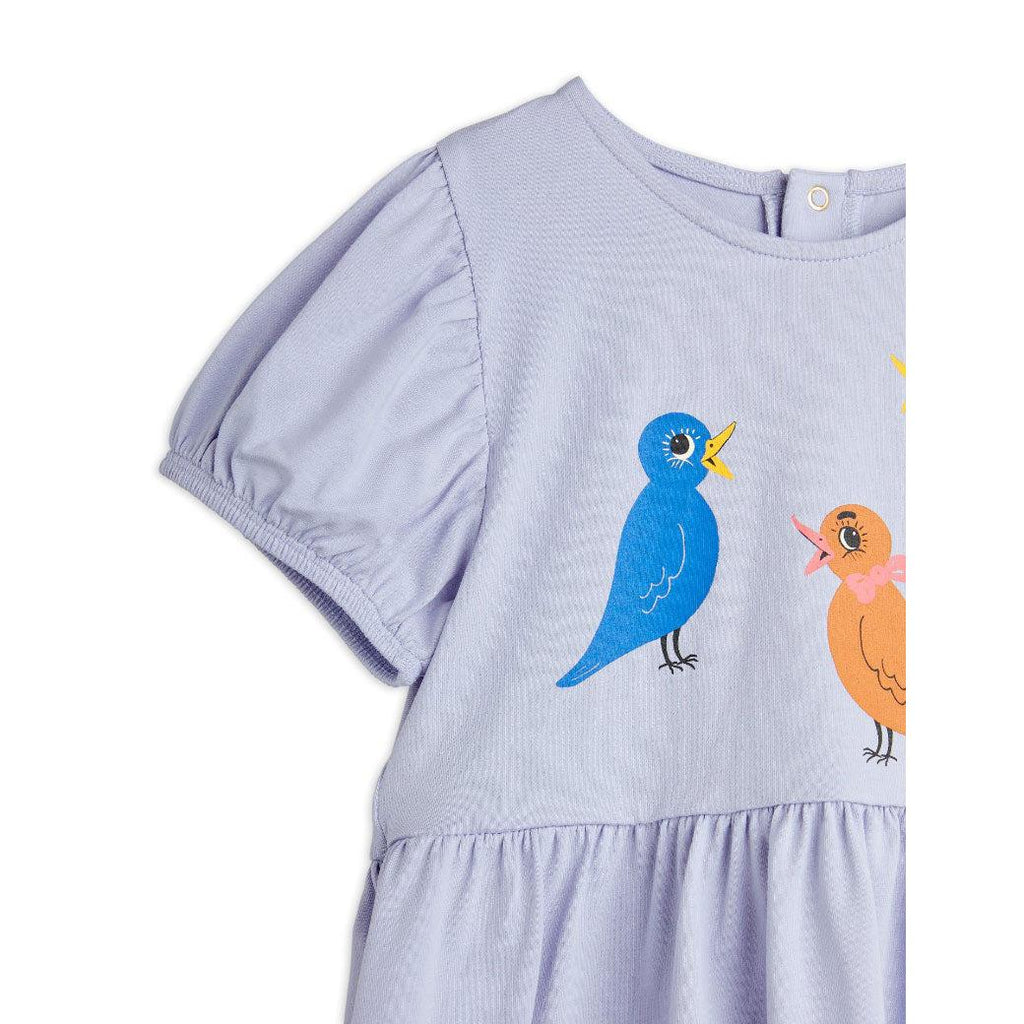 Mini Rodini - Birds dress - purple | Scout & Co
