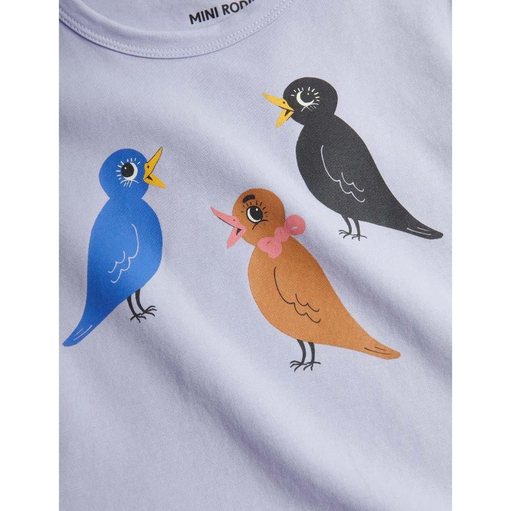 Mini Rodini - Birds dress - purple | Scout & Co