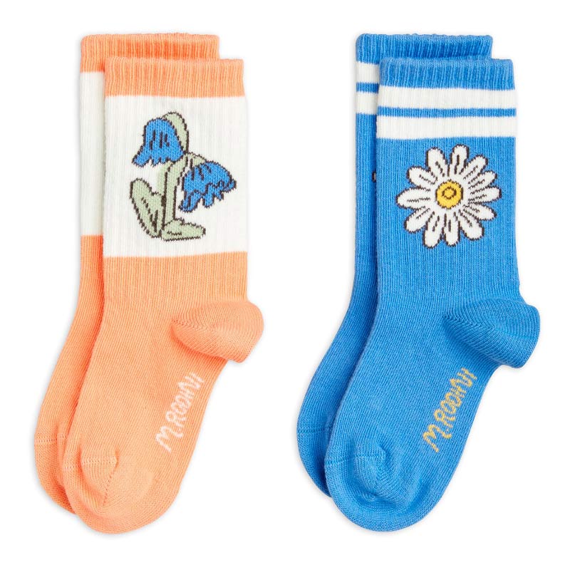 Mini Rodini - Flower socks - 2 pairs | Scout & Co