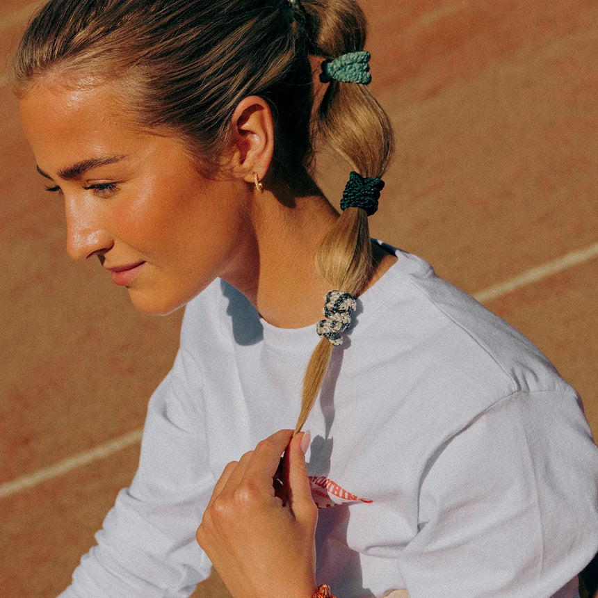 Kknekki - Hair band - Silver Grey Stripe | Scout & Co