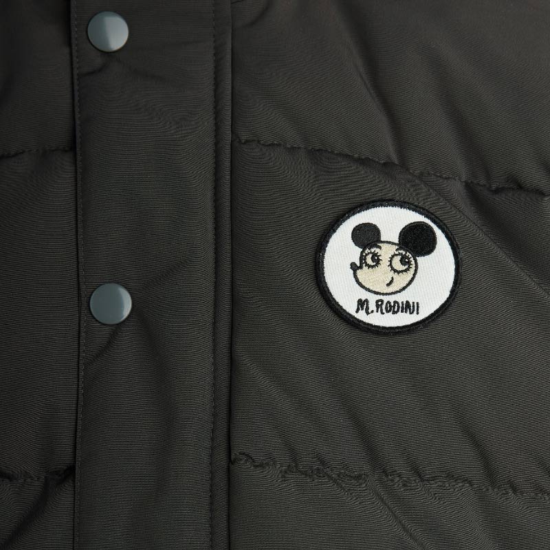 Mini Rodini - Ritzratz hooded puffer jacket - black | Scout & Co