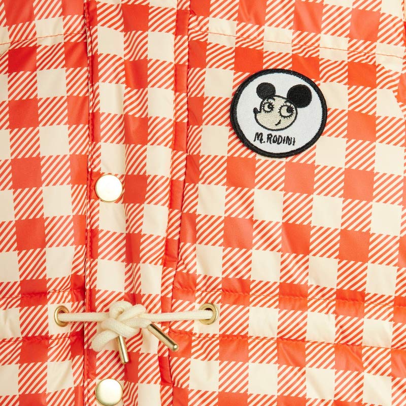 Mini Rodini - Ritzratz patch gingham heavy puffer jacket | Scout & Co