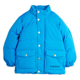 Mini Rodini - Solid blue heavy puffer jacket | Scout & Co