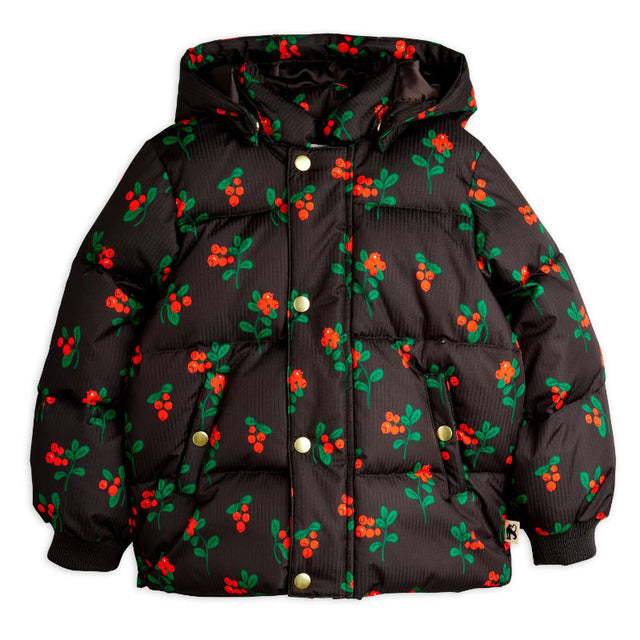 Mini Rodini - Lingonberries hooded puffer jacket | Scout & Co