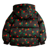Mini Rodini - Lingonberries hooded puffer jacket | Scout & Co