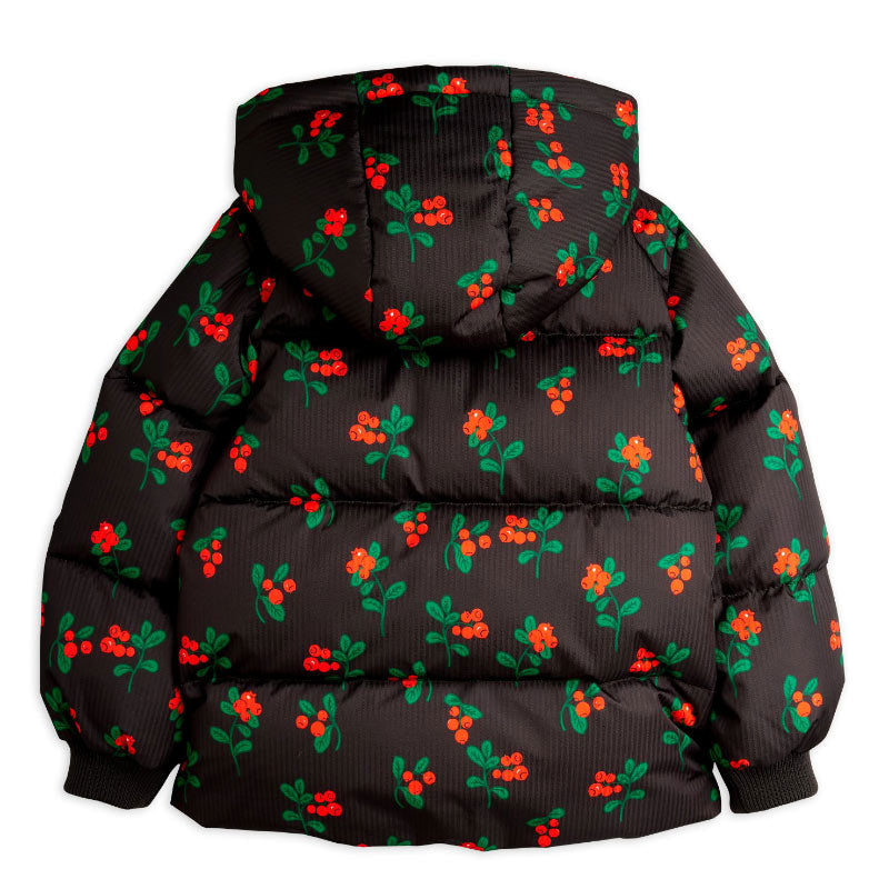Mini Rodini - Lingonberries hooded puffer jacket | Scout & Co