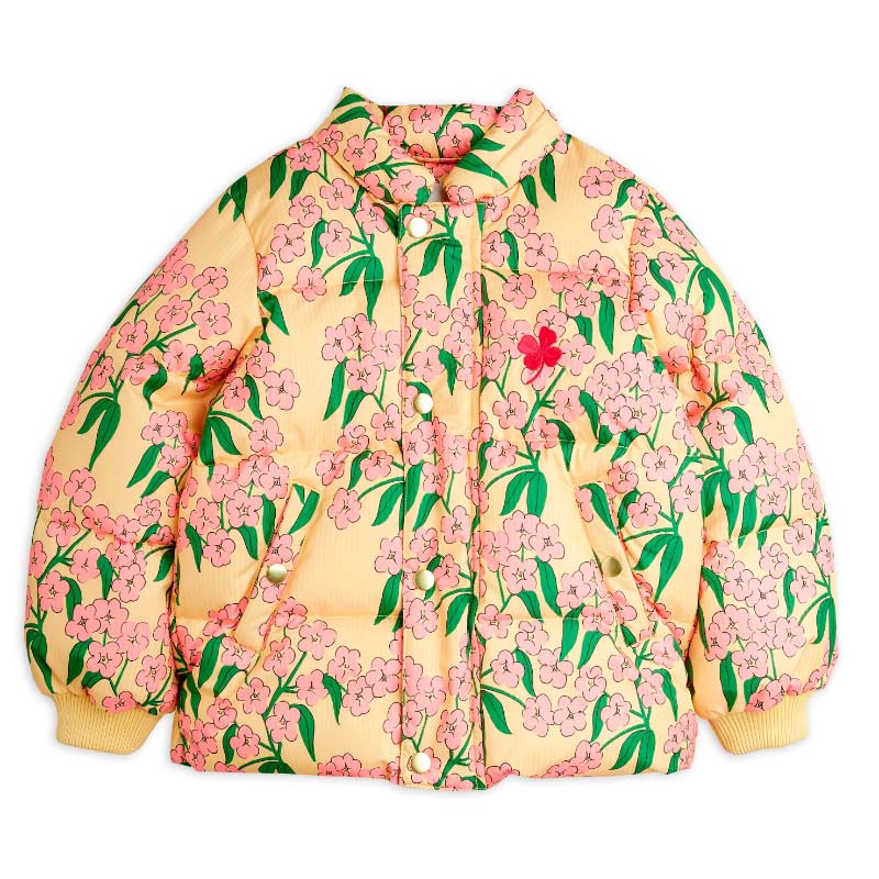 Mini Rodini - Alpine Flowers hooded puffer jacket | Scout & Co