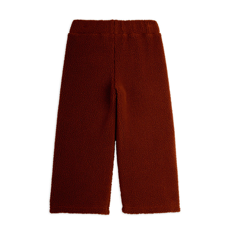Mini Rodini - Bear embroidered pile trousers | Scout & Co