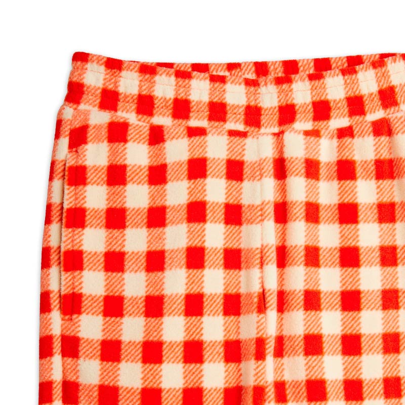 Mini Rodini - Gingham fleece trousers | Scout & Co