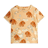 Mini Rodini - Mammoth short-sleeved tee - brown | Scout & Co
