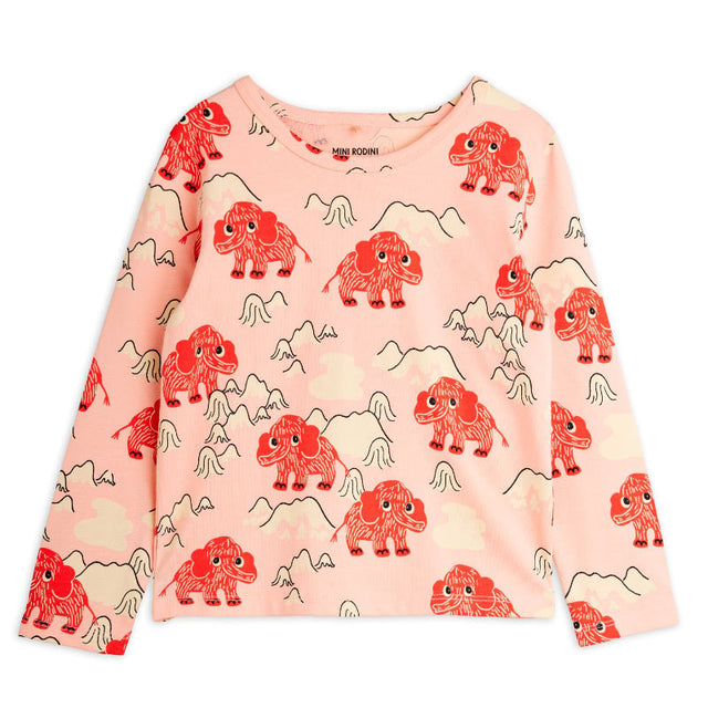 Mini Rodini - Mammoth long-sleeved tee - pink | Scout & Co